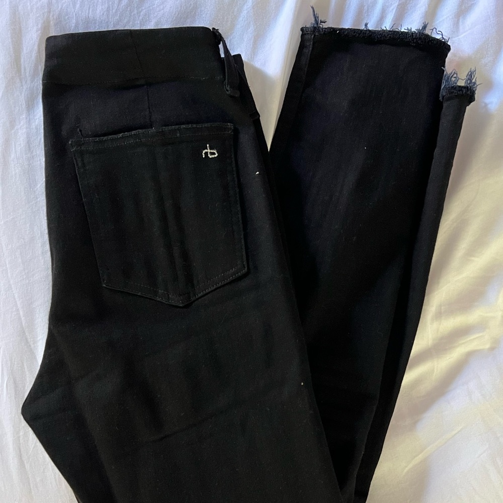 Rag and Bone Black Denim Pant